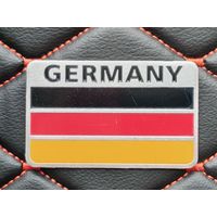 Наклейка на алюминиевой основе, Germany (Германия), флаг.