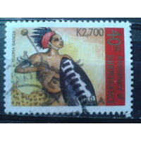 Замбия 2004 40 лет независимости, абориген Михель-1,6 евро гаш