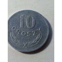 10 грошей Польша 1976