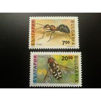 Болгария 1992 насекомые Mi-7,0 евро полная