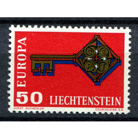 Лихтенштейн - 1968г. - Европа CEPT - полная серия, MNH с отпечатком [Mi 495] - 1 марка