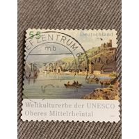 Германия 2006. Weltkulturerbe der UNESCO Oberes Mittelfheintal. Марка из серии