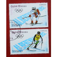 Гвинея-Бисау. Спорт. ( 2 марки ) 1989 года. 2-20.