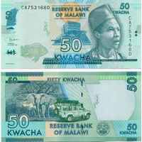 Малави 50 квача  2020 год  UNC