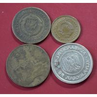 Югославия 4 монеты
