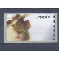 [1448] Португалия 2005. Фауна.Морская свинка. Одиночный выпуск.Автоматная марка-самоклейка. MNH