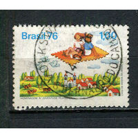 Бразилия - 1976 - День почтовой марки - [Mi. 1552] - полная серия - 1 марка. Гашеная.  (LOT AK20)