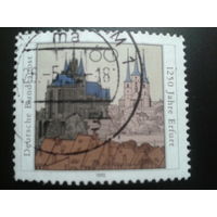 Германия 1992 1250 лет г. Эрфурт, кирха Михель-0,7 евро гаш.