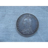 Великобритания Виктория 4 шиллинга (2 флорина) серебро 1887 год