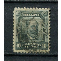 Бразилия - 1906/1910 - Аристидес Лобо 10R - [Mi.163] - 1 марка. Гашеная.  (Лот 9DR)