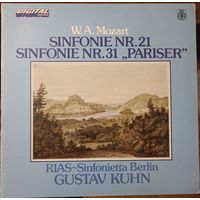 W.A. Mozart, RIAS-Sinfonietta Berlin, Gustav Kuhn – Sinfonie Nr. 21 / Sinfonie Nr. 31 "Pariser"