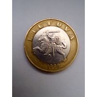 Литва 2 лита 1999 г