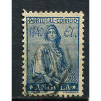 Португальские колонии - Ангола - 1932/1946 - Жница 1,4A - [Mi.247] - 1 марка. Гашеная.  (Лот 107AZ)