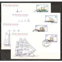 КГ КПД Фолкнедские острова 1978 Корабли 4 конверта