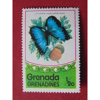Гренада 1975 г. Бабочки.
