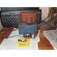 Фотоаппарат ФЭД 2 с документами и коробкой+фотоэкспонометр