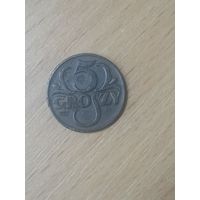 5 грошей 1937 Польша