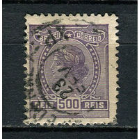Бразилия - 1918/1919 - Свобода 500R - [Mi.198] - 1 марка. Гашеная.  (Лот 41Ci)