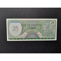 25 гульденов 1989 года. Суринам. UNC. Распродажа