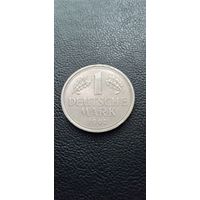1 марка 1982 г.  J - монетный двор Гамбург
