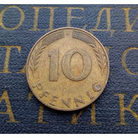 10 пфеннигов 1969 (J) Германия ФРГ #01