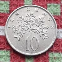 Ямайка 10 центов 1989 года
