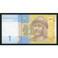 Украина 1 гривна 2006 г. P116Aa. Серия ГЖ. UNC