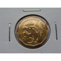 Сейшельские острова. 10 центов 1976 год  КМ#23 "Рыба-меч"   Тираж: 209.000 шт