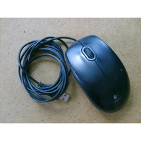 Мышь оптическая Logitech B 100. USB 1800 mm