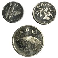 Хорватия набор монет ФАО (3 шт), 1995 [UNC]