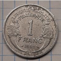 Франция 1 франк 1959г. km 885а.1