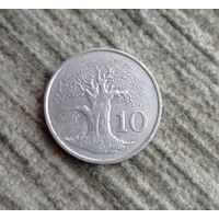 Werty71 Зимбабве 10 центов 1997 Баобаб