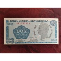 2 боливара Венесуэла 1989 г.