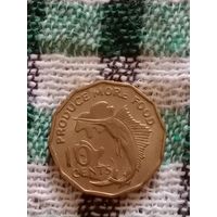 Сейшелы 10 центов 1977 ФАО