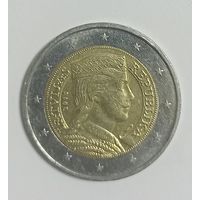 2 евро 2014 год. Латвия