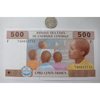 Werty71 Экваториальная Гвинея 500 франков 2002 F UNC банкнота