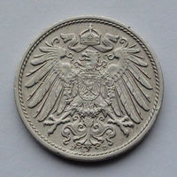 Германия - Германская империя 10 пфеннигов. 1915. D