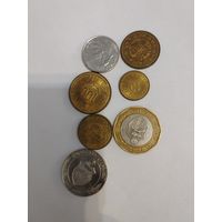 Тунис набор монет 7 шт.