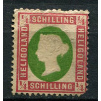 Остров Гельголанд - 1873 - Королева Виктория 1/4 S - [Mi.8] - 1 марка. MH.  (Лот 141AK)