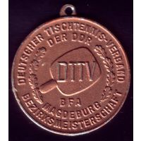 ГДР Медаль по настольному теннису