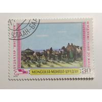 Монголия 1979. Сельское хозяйство. Искусство, картины.