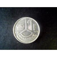 Монеты.Европа.Бельгия 1 Франк 1991.