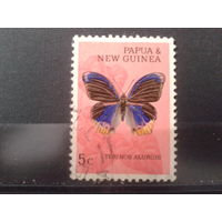 Папуа Новая Гвинея, 1966. Бабочка