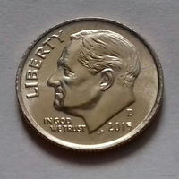 10 центов (дайм) США 2015 D, AU