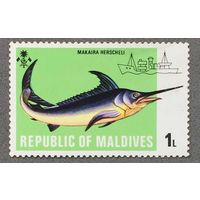Мальдивы 1973г Рыбы
