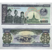 Лаос 1000 Кип 2003 UNС П2-141