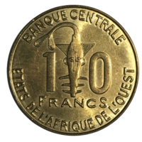 Западная Африка 10 франков, 2015 [UNC]