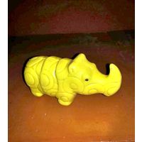 Старая Игрушка носорог (17кп.)  Ссср (Не частая игрушка)