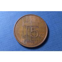 5 центов 1998. Нидерланды.