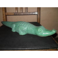 Советская детская игрушка Крокодил. 47 см.